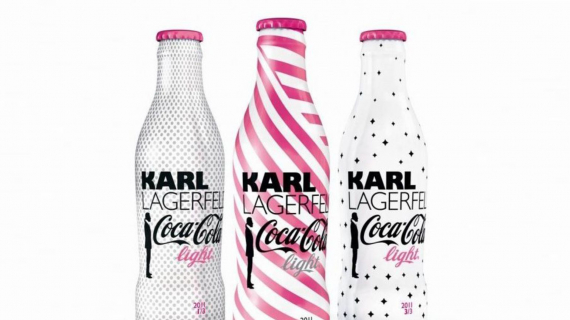 Karl Lagerfeld relooke Coca Cola Light
