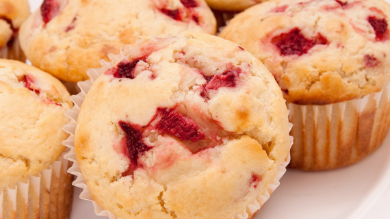 muffins fraises