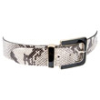 Ceinture en cuir façon serpent, Asos