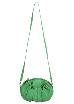 Sac en cuir vert Jany Petite Mendigote