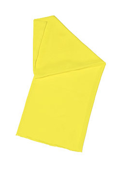 Écharpe en soie jaune fluo, Paul Smith