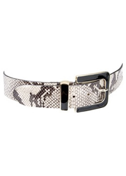 Ceinture en cuir façon serpent, Asos